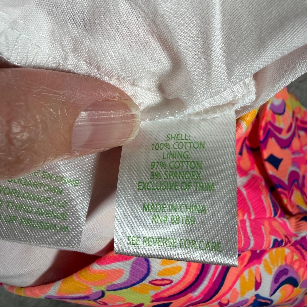 Lilly Pulitzer Marigold Skort Womens 0 Pink‎ Mini Pink Fusion 23550 Vacation - Picture 4 of 10